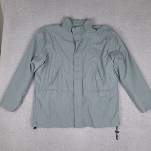 Bill‎ Blass Jacket Mens XXL Green Full Zip Windbreaker Polyester Nylon